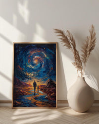 Atacama Desert Art Print, Father And Son Poster - Fathers Day Gift