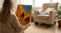 Sahara Desert Wall Art, Father And Son Print - Fathers Day Gift