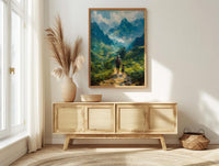 Vietnam Landscape Art Print, Father And Son Poster - Gift For Dad