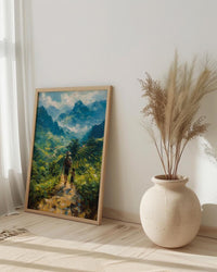 Vietnam Landscape Art Print, Father And Son Poster - Gift For Dad