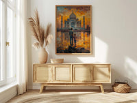 Taj Mahal Art Print, Father And Son Decor - Fathers Day Gift