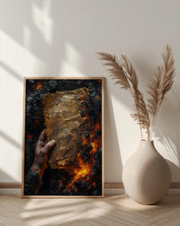 Declaration Of Independence Art Print, Historic Document Wall Decor - Americana Poster