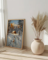 Valley Forge Poster, American Revolution Decor - Historic Winter Landscape