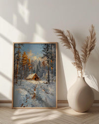 Valley Forge Poster, American Revolution Decor - Historic Winter Landscape
