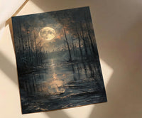 Continental Army Camp Art Print, Historic Swamp Decor - Midnight Americana Poster
