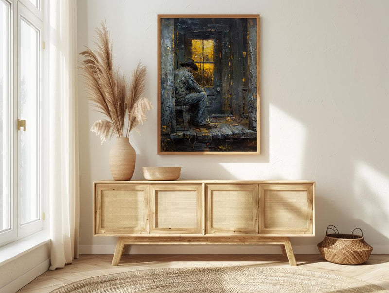 Colonial Soldier Poster, Historic Porch Decor - Vintage Americana Watch Art