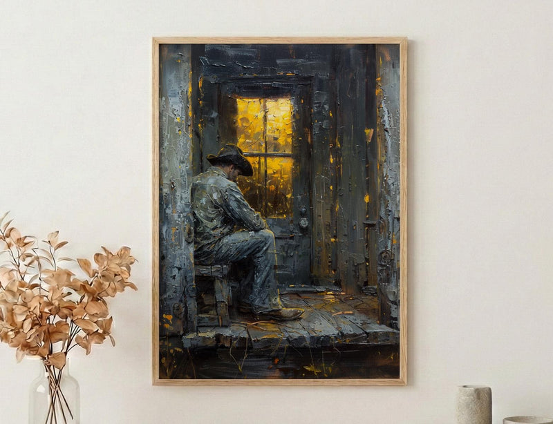 Colonial Soldier Poster, Historic Porch Decor - Vintage Americana Watch Art