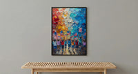 Kids 4th Of July Parade Poster, Joyful Americana Decor - Patriotic Wall Art