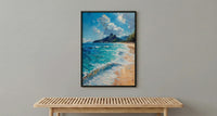 Copacabana Beach Art, Brazil Summer Decor - Rio Ocean Print