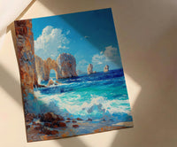 Cabo San Lucas Art Print, Mexico Ocean Decor - El Arco Poster