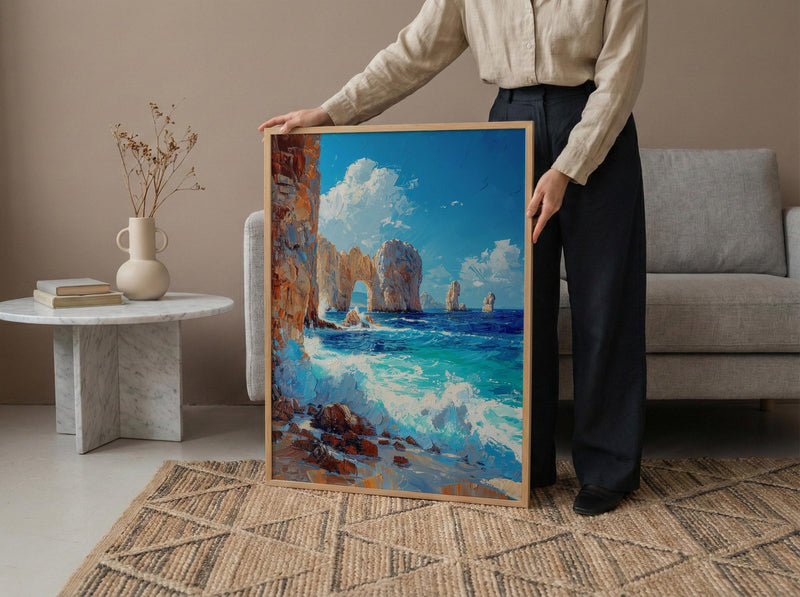 Cabo San Lucas Art Print, Mexico Ocean Decor - El Arco Poster