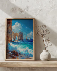 Cabo San Lucas Art Print, Mexico Ocean Decor - El Arco Poster
