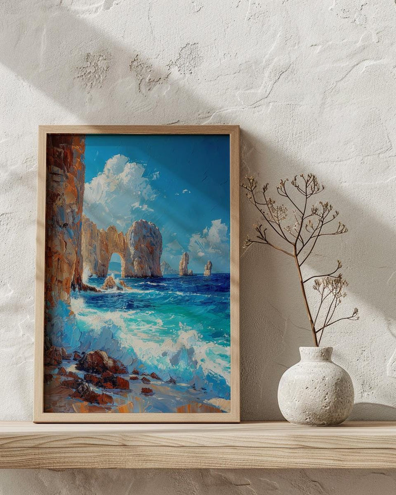 Cabo San Lucas Art Print, Mexico Ocean Decor - El Arco Poster