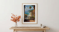 Goa Window Wall Art, Tropical Beach Decor - Palm Tree Summer Print