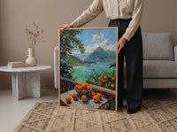 Brazil Window Poster, Rio De Janeiro Decor - Tropical Acai Landscape