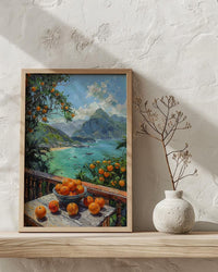 Brazil Window Poster, Rio De Janeiro Decor - Tropical Acai Landscape