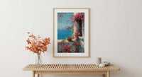 Bodrum Window Art Print, Aegean Sea Decor - White House Fresh Figs