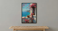 Bodrum Window Art Print, Aegean Sea Decor - White House Fresh Figs