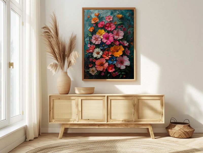 Medellin Wall Art, Colombia Spring Decor - Flower Festival Print
