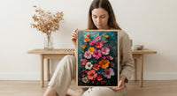 Medellin Wall Art, Colombia Spring Decor - Flower Festival Print