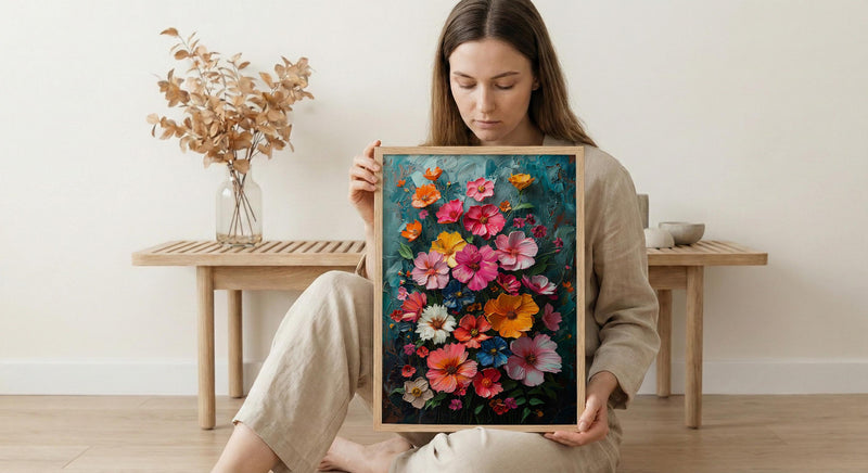 Medellin Wall Art, Colombia Spring Decor - Flower Festival Print