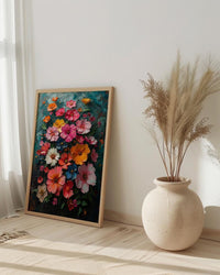 Medellin Wall Art, Colombia Spring Decor - Flower Festival Print