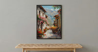 Cusco Andean Wall Art, Inca Stone Decor - Spring Floral Landscape