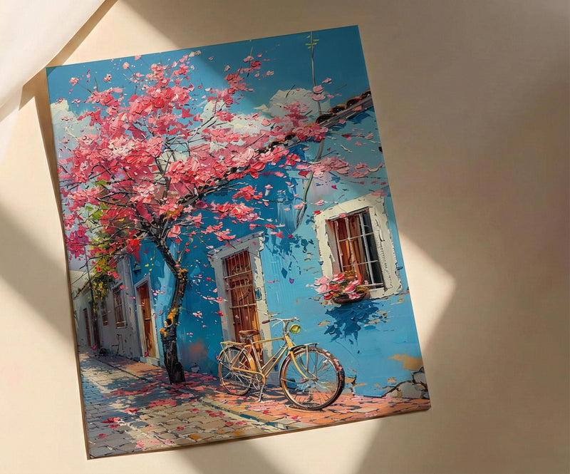 Buenos Aires Art Print, Pink Spring Decor - Lapacho Tree Landscape