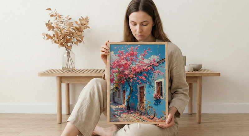 Buenos Aires Art Print, Pink Spring Decor - Lapacho Tree Landscape