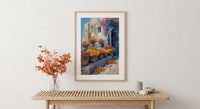 Doha Souq Wall Art, Qatar Spring Decor - Floral Market Print