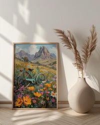 Cappadocia Art Print, Fairy Chimney Wall Decor - Wildflower Landscape