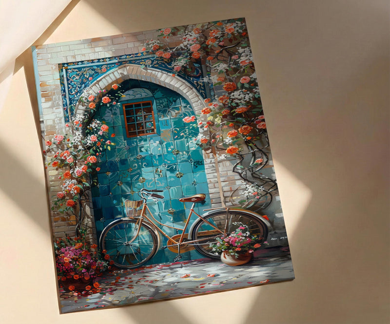 Shiraz Art Print, Orange Blossom Decor - Persian Courtyard