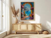 Antigua Guatemala Art, Yellow Arch Wall Decor - Volcano Print