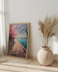 Washington DC Art Print, Spring Floral Wall Decor - Cherry Blossom Art