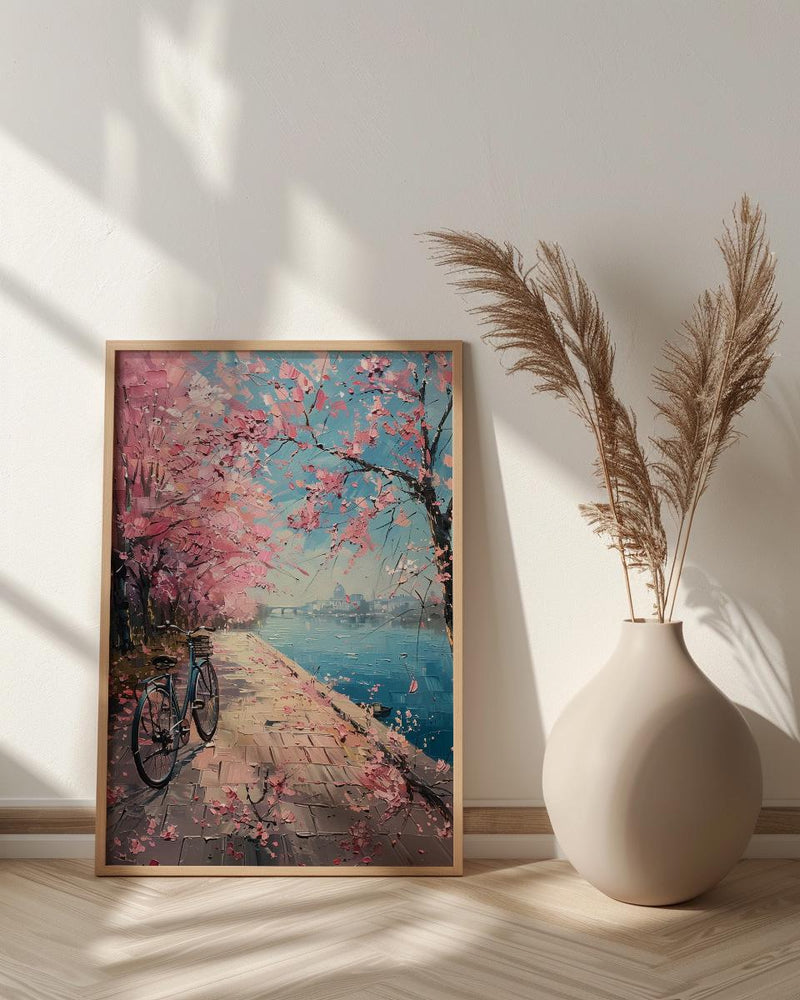 Washington DC Art Print, Spring Floral Wall Decor - Cherry Blossom Art