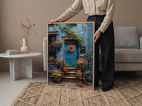 Brooklyn Wall Art, New York City Decor - Spring Stoop Print
