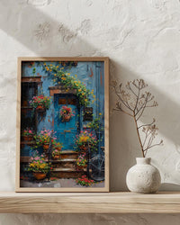 Brooklyn Wall Art, New York City Decor - Spring Stoop Print