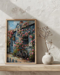 Nantucket Poster, New England Decor - Coastal Spring Art