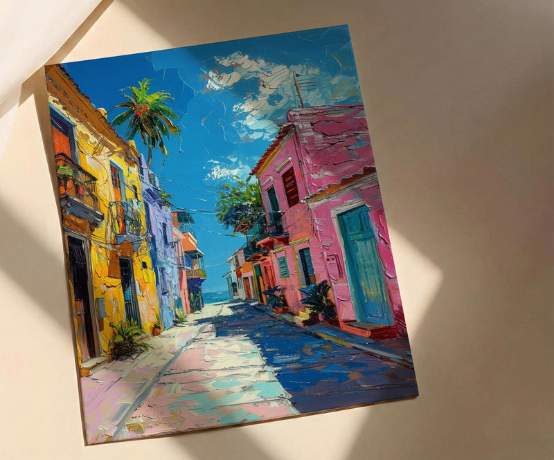 Buenos Aires Art Print, Caminito Wall Decor - Argentina Poster