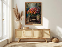Victoria BC Wall Art, Spring Garden Decor - Colorful Tulip Print