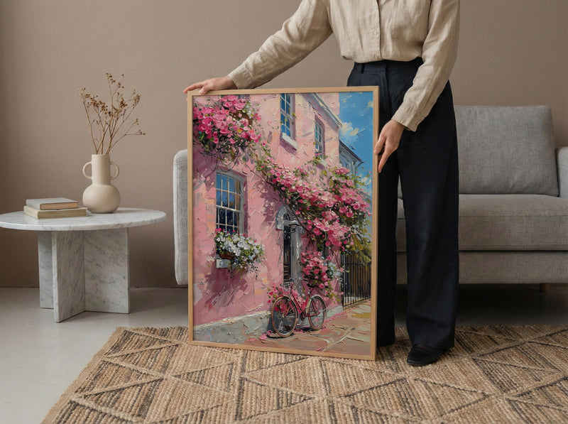 Charleston Poster, Historic Home Wall Decor - Spring Window Box