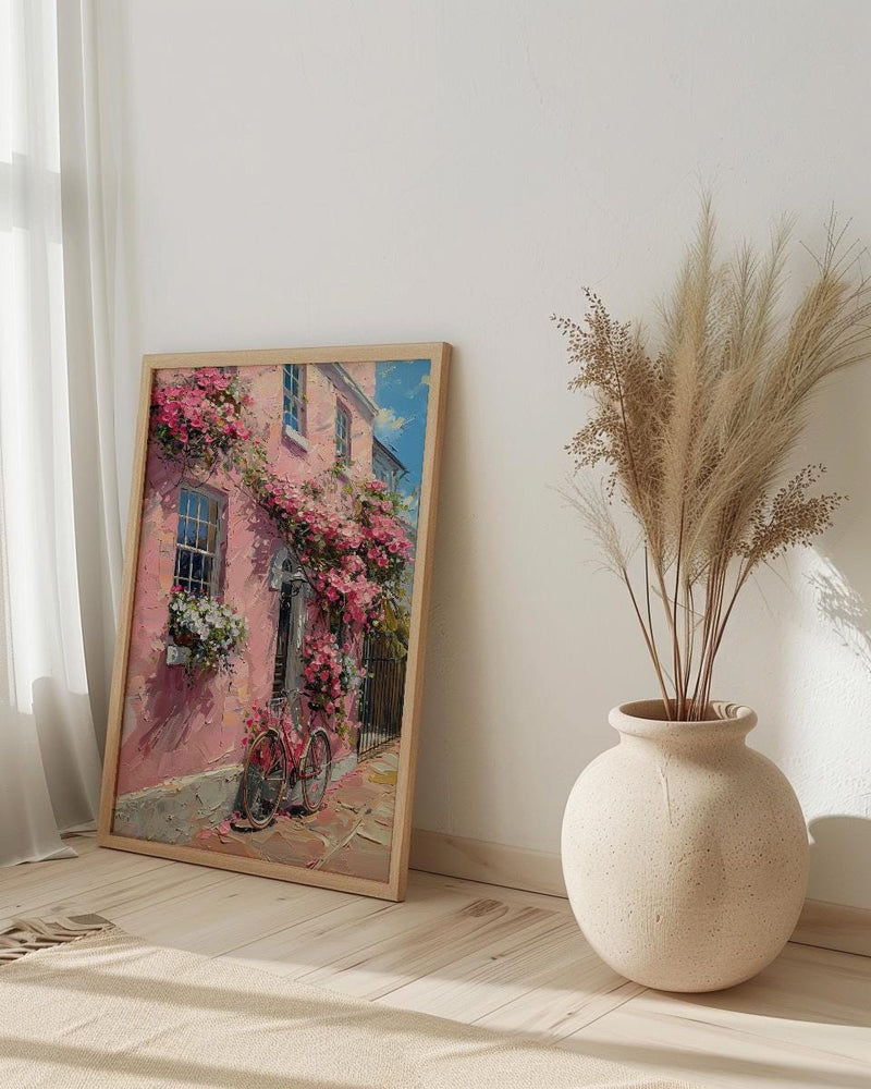 Charleston Poster, Historic Home Wall Decor - Spring Window Box