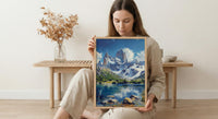 Mount Fitz Roy Print, Patagonia Mountain Decor - Argentina Art