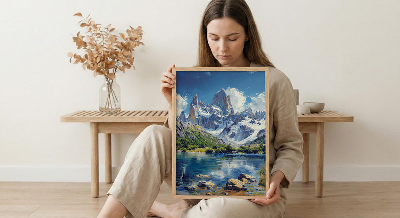 Mount Fitz Roy Print, Patagonia Mountain Decor - Argentina Art