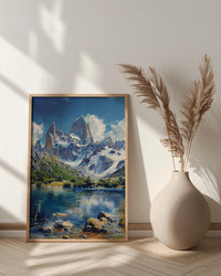 Mount Fitz Roy Print, Patagonia Mountain Decor - Argentina Art