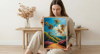 Cocora Valley Art, Colombia Nature Decor - Wax Palm Tree Print
