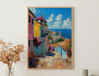 Salvador Wall Art, Brazil Street Decor - Pelourinho Print