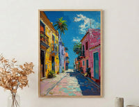 Buenos Aires Art Print, Caminito Wall Decor - Argentina Poster