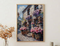 Montreal Wall Art, Flower Market Decor - Spring Peonies Print