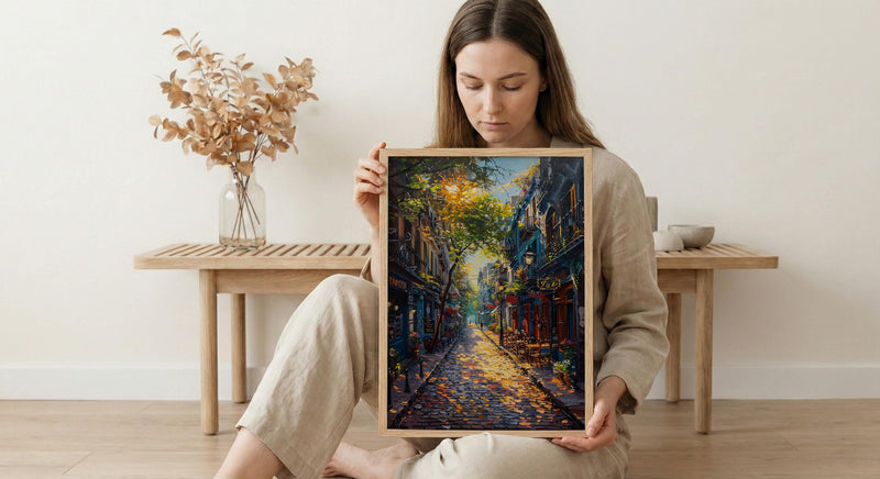 San Telmo Market Art Print, Buenos Aires Decor - Vintage Antique